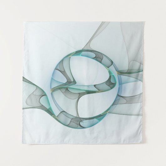 Modernes Abstraktes Fraktal Wandteppich (Vorderseite)