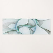 Modernes Abstraktes Fraktal Yogamatte (Vorderseite (Horizontal))