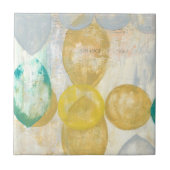 Modernes Abstraktes Gemälde auf Zeitungspapier Fliese (Vorderseite)