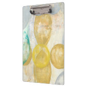 Modernes Abstraktes Gemälde auf Zeitungspapier Klemmbrett (Links)