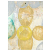 Modernes Abstraktes Gemälde auf Zeitungspapier Klemmbrett (Rückseite)