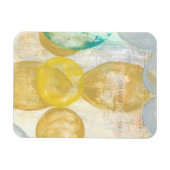 Modernes Abstraktes Gemälde auf Zeitungspapier Magnet (Horizontal)