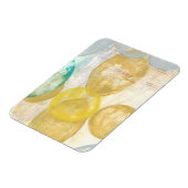 Modernes Abstraktes Gemälde auf Zeitungspapier Magnet (Linke Seite)