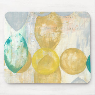 Modernes Abstraktes Gemälde auf Zeitungspapier Mousepad