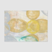 Modernes Abstraktes Gemälde auf Zeitungspapier Seidenpapier (Vorderseite)