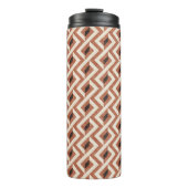 Modernes Abstraktes geometrisches 1 - Amaro, Panna Thermosbecher (Vorderseite)