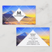 Modernes abstraktes geometrisches Bild Visitenkarte (Vorne/Hinten)