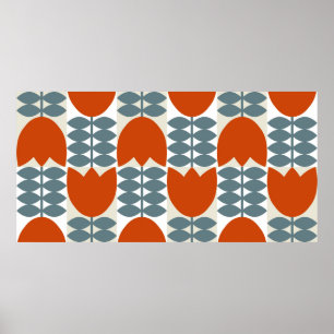 Modernes abstraktes geometrisches Design mit stili Poster