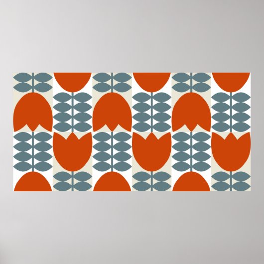 Modernes abstraktes geometrisches Design mit stili Poster (Vorne)