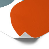 Modernes abstraktes geometrisches Design mit stili Poster (Ecke)