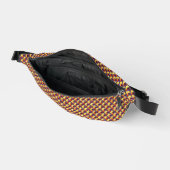 Modernes abstraktes geometrisches Digitalmuster 12 Bauchtasche (Offen)
