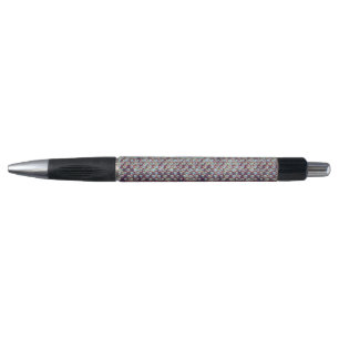 Modernes abstraktes geometrisches Digitalmuster 12 Kugelschreiber