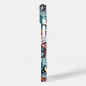 Modernes abstraktes geometrisches Digitalmuster 43 Case-Mate iPhone Hülle (Rückseite / Links)