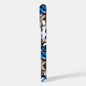 Modernes abstraktes geometrisches Digitalmuster 50 Case-Mate iPhone Hülle (Rückseite / Links)