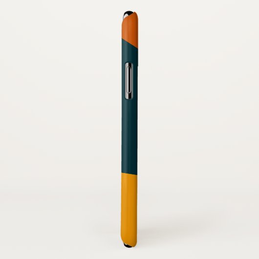 Modernes abstraktes geometrisches Farbblockmuster Case-Mate iPhone Hülle (Hinten/Rechts)