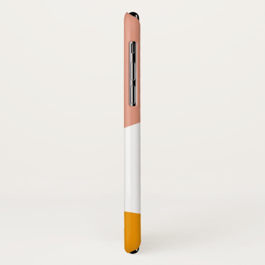 Modernes abstraktes geometrisches Farbblockmuster Case-Mate iPhone Hülle (Hinten/Links)