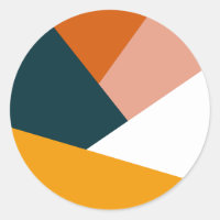 Modernes abstraktes geometrisches Farbblockmuster