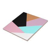 Modernes abstraktes geometrisches Farbmuster Fliese (Seite)