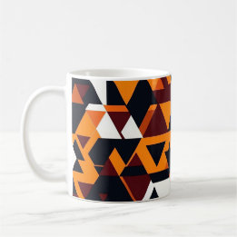 Modernes, abstraktes geometrisches Muster 1 - Kaff Kaffeetasse