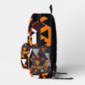 Modernes abstraktes geometrisches Muster 1 - Rucks Bedruckter Rucksack (Rechts)
