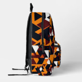 Modernes abstraktes geometrisches Muster 1 - Rucks Bedruckter Rucksack (Links)