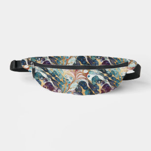 Modernes abstraktes geometrisches Muster 51 Bauchtasche