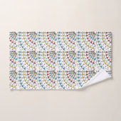 Modernes Abstraktes geometrisches Muster Badhandtuch Set (Handtuch)