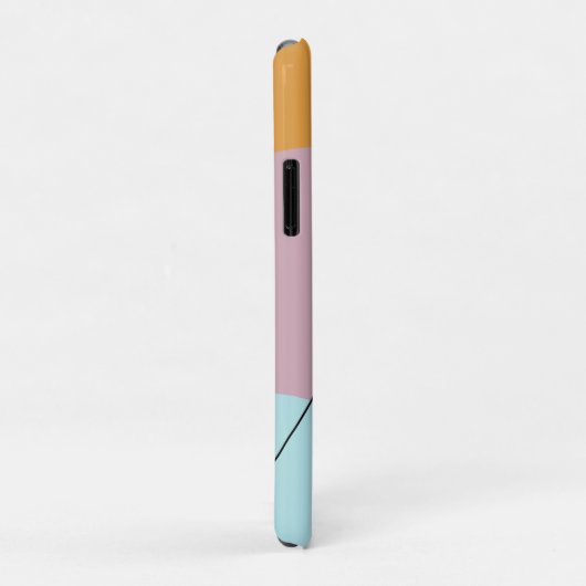 Modernes abstraktes geometrisches Muster Case-Mate iPhone Hülle (Hinten/Rechts)