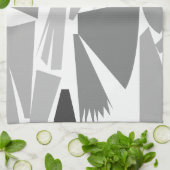 Modernes Abstraktes geometrisches Muster Geschirrtuch (Gefaltet)