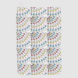 Modernes Abstraktes geometrisches Muster Golfhandtuch