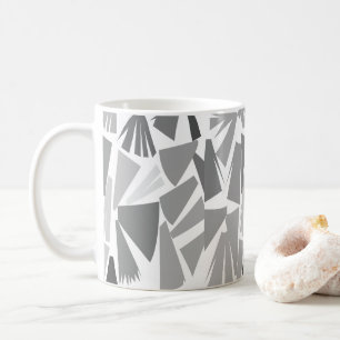 Modernes Abstraktes geometrisches Muster Kaffeetasse