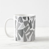 Modernes Abstraktes geometrisches Muster Kaffeetasse (Links)