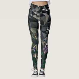 Modernes abstraktes geometrisches Muster - Leggings