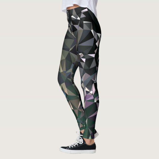 Modernes abstraktes geometrisches Muster - Leggings (Links)