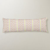 Modernes Abstraktes geometrisches Muster Seitenschläferkissen (Rückseite)