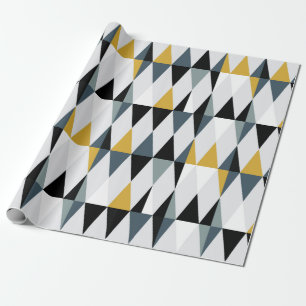 Modernes abstraktes geometrisches nahtloses Muster Geschenkpapier