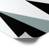 Modernes abstraktes geometrisches nahtloses Muster Poster (Ecke)