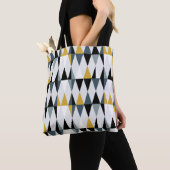 Modernes abstraktes geometrisches nahtloses Muster Tasche (Von Nahem)