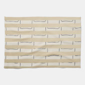 Modernes abstraktes Gold Geschirrtuch (Horizontal)