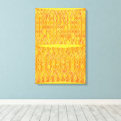 Modernes Abstraktes "Goldenes Regen" - Goldenes Ge Leinwanddruck (Insitu (Holzboden))