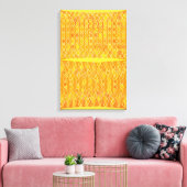 Modernes Abstraktes "Goldenes Regen" - Goldenes Ge Leinwanddruck (Insitu (Wohnzimmer))