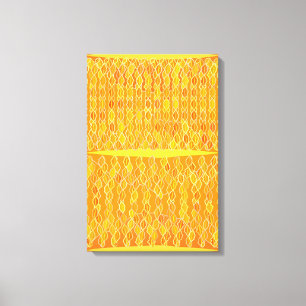 Modernes Abstraktes "Goldenes Regen" - Goldenes Ge Leinwanddruck