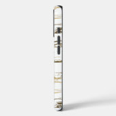 Modernes Abstraktes Goldmarmor Case-Mate iPhone Hülle (Rückseite / Links)