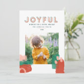 Modernes abstraktes grafisches Rot, Rosa + Grün Fo Ankündigung (Stehend Vorderseite)