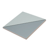 Modernes Abstraktes graues geometrisches Dreieck Fliese (Seite)