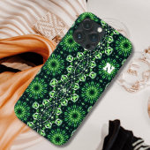 Modernes Abstraktes Green Fraktal Art Muster Urspr Case-Mate iPhone Hülle