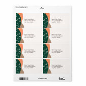 Modernes Abstraktes Green Terra Cotta Yoga Studio (Vorne)