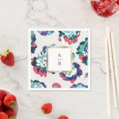 Modernes abstraktes grünes Gold Serviette (Beispiel)