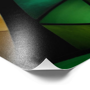 Modernes Abstraktes Hartglas Fotodruck