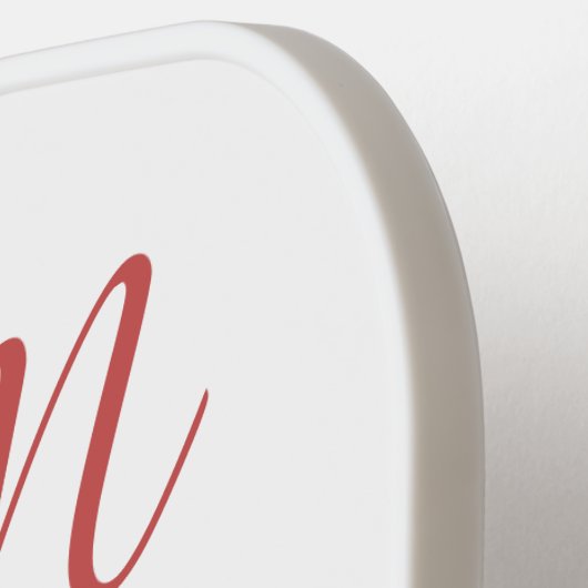 MODERNES ABSTRAKTES "HERZ"-DESIGN PICKLEBALL PADDL PICKLEBALL SCHLÄGER (Linke Seite)